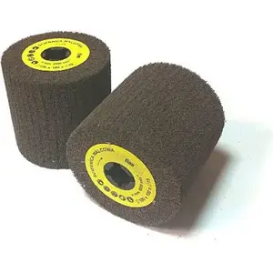 Шлифовальный лепестковый барабан Glob 100×100×19 мм VERYFINE — нетканый абразив для финишной шлифовки и полировки