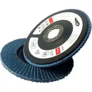 Flap Disc 180 mm P120 Glob model GLOB-ST-180-120-CYRKON — abrasive flap wheel for metal and wood