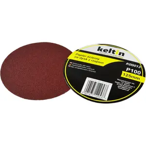 Sandpaper disc with hook-and-loop 125 mm GEKO K00013