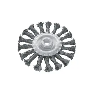 Stiepļu kausa birste MODECO MN-69-114 tērauda 150 mm priekš slīpmašīnas