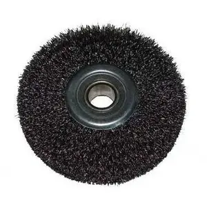 Wire cup brush Szczotpol TO200 Ø200 mm, 22 mm bore, steel wire