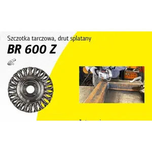 Чашечная щетка KLINGSPOR K.SZCZOTKA 125 мм M14 BR600Z скрученная проволока