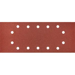 Šlifēšanas papīri GRAPHITE 115 x 280 mm K180 5 gab. ar caurumiem putekļu izsūknēšanai