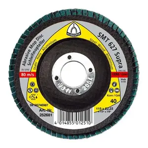 Flap disc KLINGSPOR SMT314 EXTRA 125 mm grit 80 for angle grinders