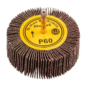 Slīpēšanas ritenis GRAPHITE 55H761 rotācijas instrumentam — koks, Ø80 mm, kātiņš 6 mm