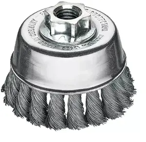 Wire Cup Brush Aptel M14 65x18 mm steel, crimped, for angle grinders
