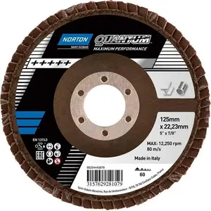 Flap Disc Norton Clipper QUANTUM PREMIUM R996, convex