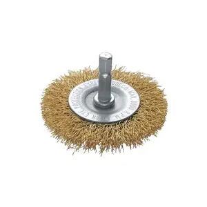 Wire cup brush MODECO MN-69-173 with 1/4" shank, 75 mm diameter