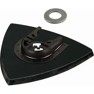 Треугольный шлифовальный диск 95 мм (на липучке) Wolfcraft WF3996000 для мультиточечных шлифмашин