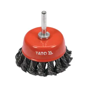 Щеточный круг (wire wheel) YATO YT-47518, диаметр 6,5 см, 1 шт.