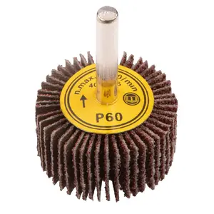 Grinding wheel GRAPHITE 55H755 for rotary tools — wood, 6 mm shank, 40 mm diameter