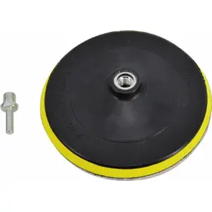 Universal 180 mm Hook-and-Loop Sanding Disc Silver 0263