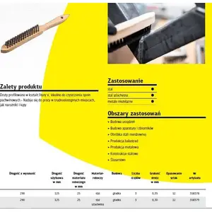 Wire Weld Seam Brush KLINGSPOR model 358379 – stainless steel wire, for weld cleaning