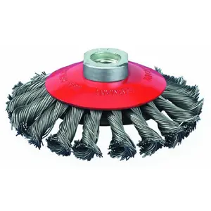 Angle cup wire brush Abraboro AB99019501 Ø100 mm with M14 thread, crimped wire