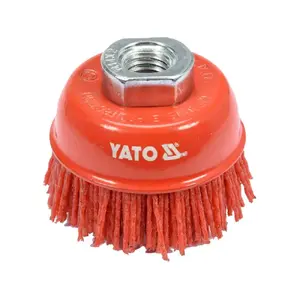 Wire wheel brush YATO YT-47785, diameter 6.5 cm, 1 piece