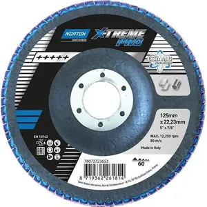 Шлифовальный лепестковый круг Norton Clipper X-TREME PRO R928 Pink — для металла и нержавеющей стали