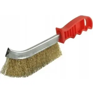 Wire Brush Silver SZCZOTKA DRUCIANA SILVER — Silver, model 10953, metal wire bristles