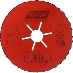 Abrasive semi-flexible disc NORTON CP FLEX 127 mm P60 for sanding (1 pc)