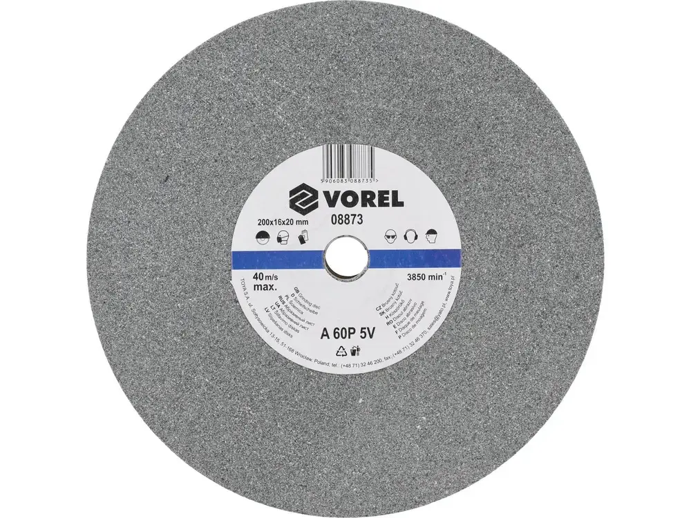 Vorel 08873 шлифовальный диск Ø20 см Photo 2