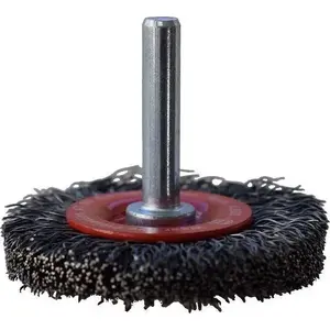 Wire cup brush Abraboro AB99428204 — wavy wire, 50×8 mm, with shank