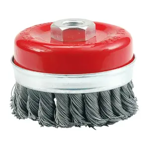 Дисковая щетка (wire wheel) Vorel 06976 — диаметр 10 см, 1 шт.