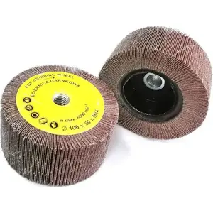 Шлифовальная чашка Glob модель GLOB-SG-10050M14-P060 100×50 мм с резьбой M14, шлифовальное полотно зерно 60