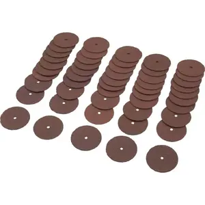 Cutting abrasive disc Dedra 24 x 0.8 mm — corundum, set of 50