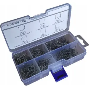Staples for plastic welding tool Högert Technik HT2C082 — 300 pcs