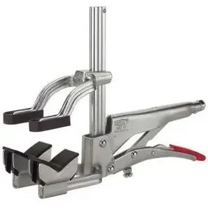 Welding Pipe Clamps Bessey GRZRO for Joining Pipes, clamping range 0–110 mm