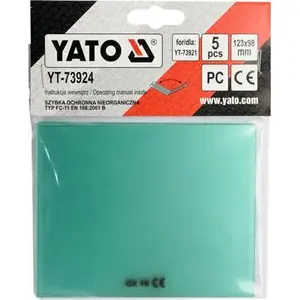 Protective Outer Visor Shields YATO YT-73924 — 5 pcs