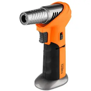 Gas micro torch NEO tools TOP-19-908, piezo ignition, 360° rotate, flame control, 10 g capacity