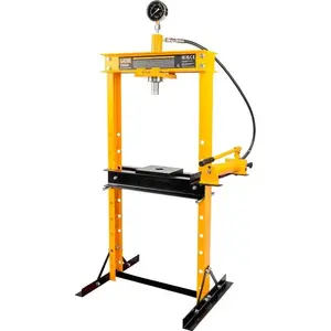 Hydraulic Floor Press JCB 12t with Pressure Gauge (2‑piece)
