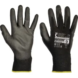 CERVA Evolution Black work gloves, size 8 Photo 1