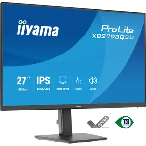 Monitor IIYAMA ProLite XB2793QSU-B1 27" (68.6 cm) IPS LED Quad HD 2560x1440, matte, USB hub, speakers, VESA, height adjustable, black