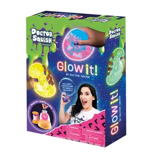Игрушка-сквиши Boti Global Doctor Squish Glow It! By Refill — 1 шт., многоцветная, для детей от 8 лет