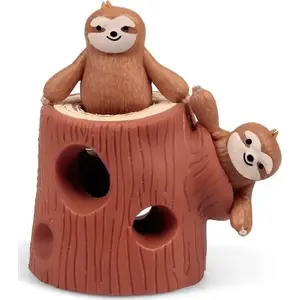Tobar Stretchy Sloths with Tree Trunk Anti-Stress Toy