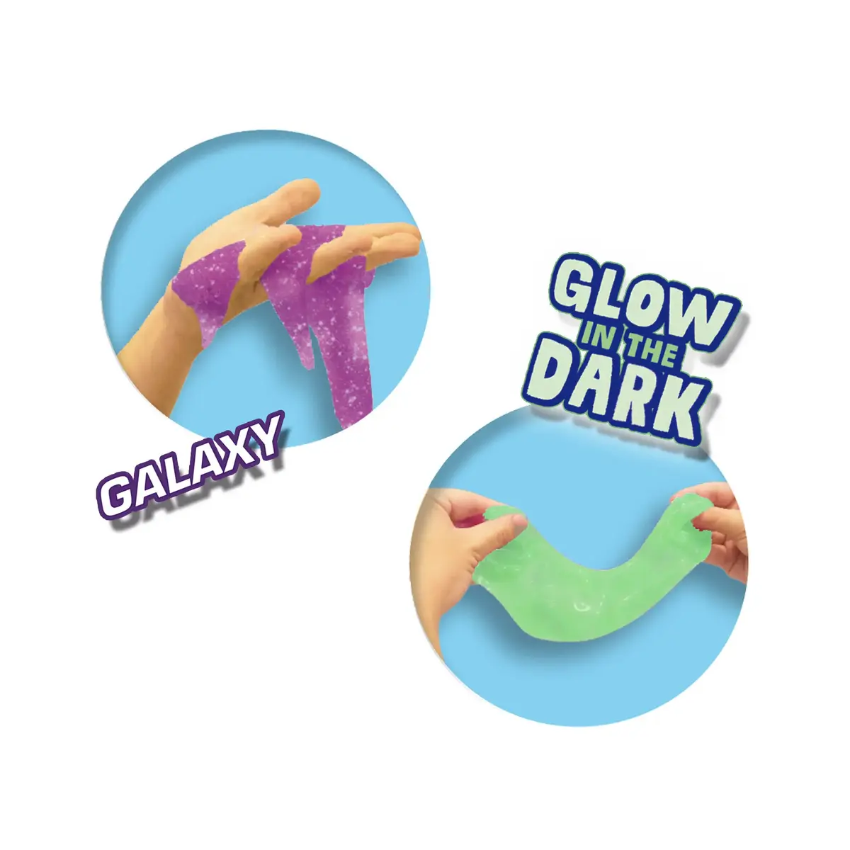 Tumsā spīdoša antistresa rotaļlieta TEKA Slime Photo 4