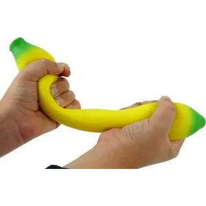 Stress ball Hipo Banan super stretchable fidget toy 14 cm, rainbow colors, model 620940