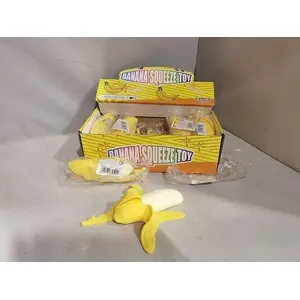 Adar Gniotek banan stress toy, pack of 12 pieces