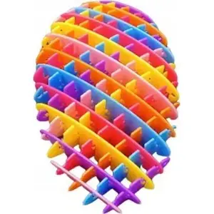 Антистресс сенсорная игрушка LEANToys Радуга эластичная 10 см (модель 13689)