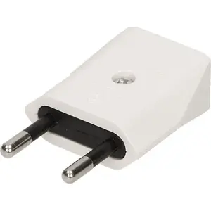 Electrical plug ORNO OR-AE-1374 flat non-earthed 10A 250V white