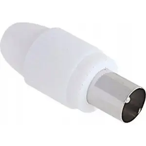TV antenna plug, plastic Greek screw type, model LB0204 by No name