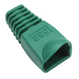 Защитный колпачок кабеля INTELLINET 504409 для разъёмов RJ-45, зелёный