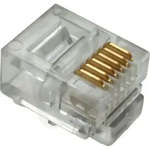 Разъём RJ12 CAT3 UTP 6p6c для многожильного кабеля SOLARIX 11006600