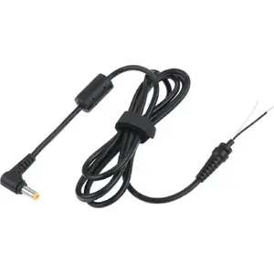 Quer angled DC power plug 5.5×2.5 mm (18.5V/3.8A) with cable for Rebel – KOM0262