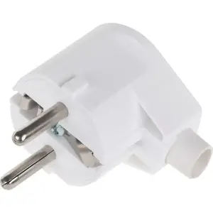Leņķa Schuko kontaktdakša ar zemējumu LP WT-20 (URZ3002) — taisna leņķa ar zemējumu
