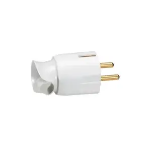Electrical power plug Legrand 0 501 72 — Type F 2P+E, 16 A, white