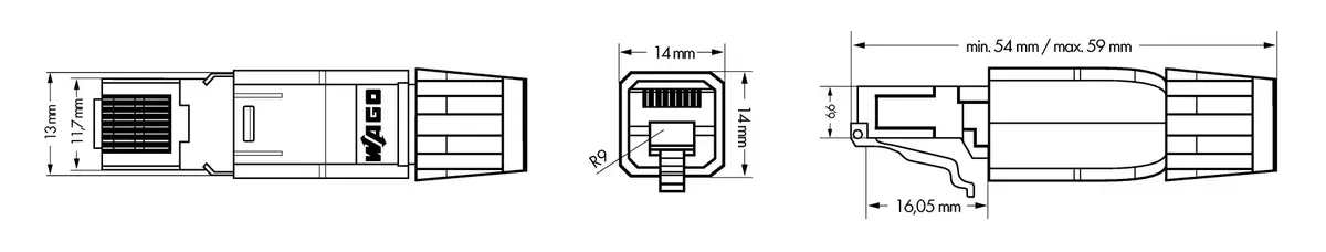 Wago 750-975 соединитель RJ-45 Photo 2