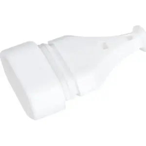Flat plug socket MONTIS GN-11 MT023-B white — Polish-made wall outlet