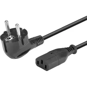 Power cable MONTIS MT098-1,5 with Uni‑Schuko plug, conductor 0.75 mm², length 1.5 m, Polish product
